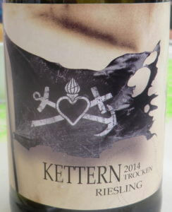 German wine tour Kettern Pirate label