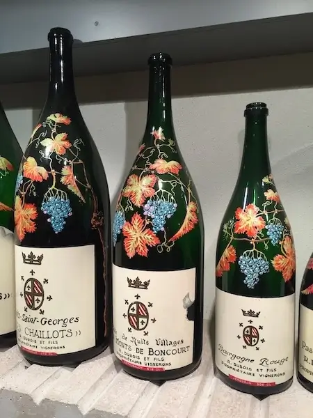 Burgundy Wine Tour 2016 Pretty bottles at Domaine Dubois-2